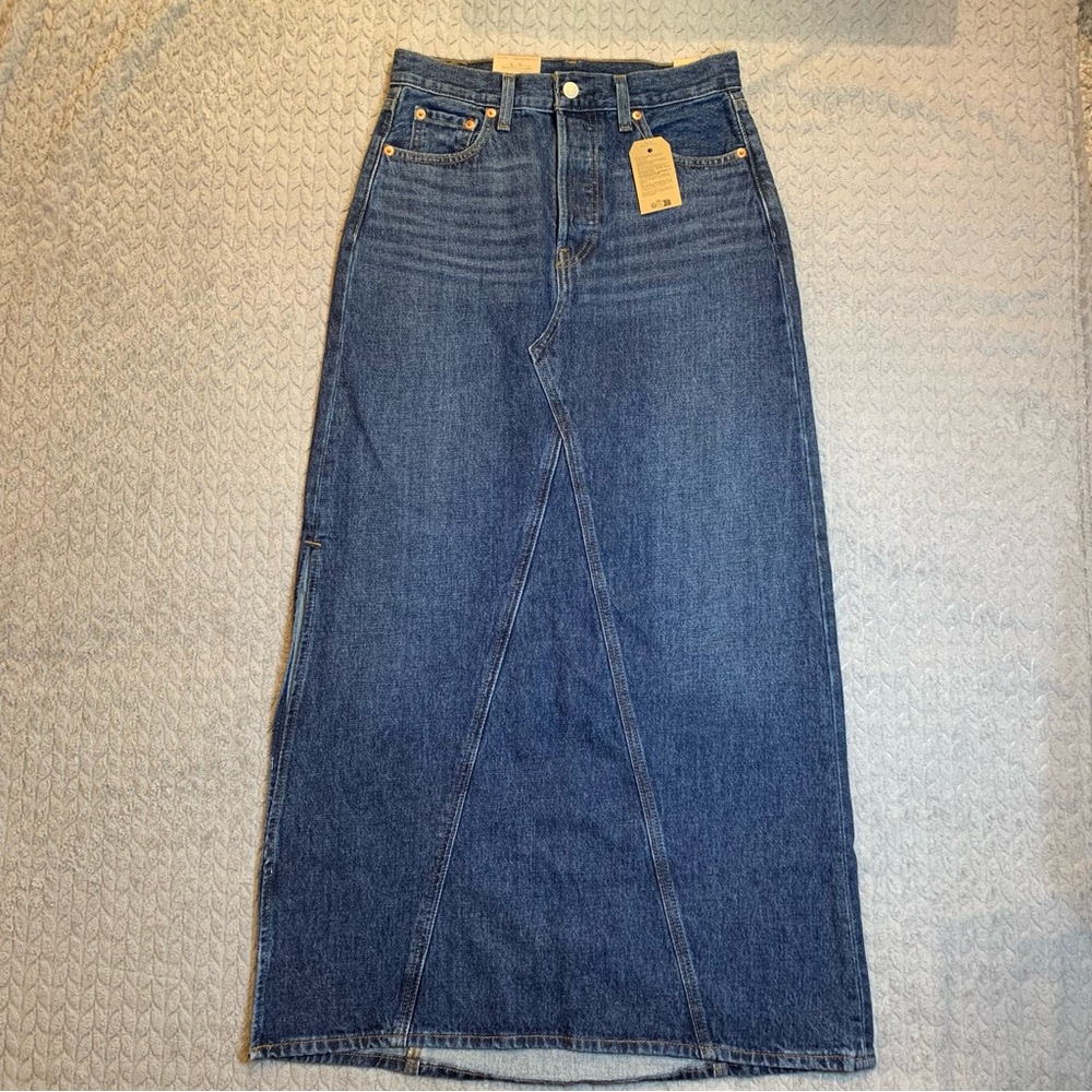 Levi's Women's Blue Denim Skirt